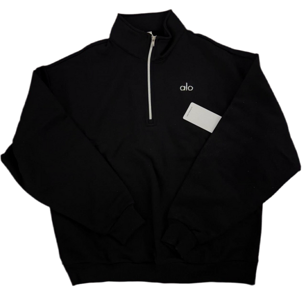 Black Half Zip Alo