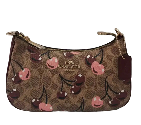 Teri Cherry Oak coach purse