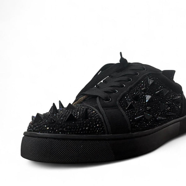 Premium Black spikes Red bottoms
