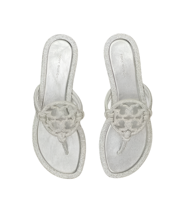 Birch White Diamond Sandals