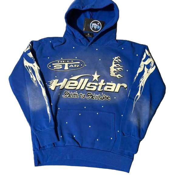 Hellstar Starlight blue hoodie