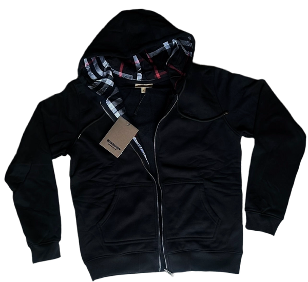 Berry Black Zip up