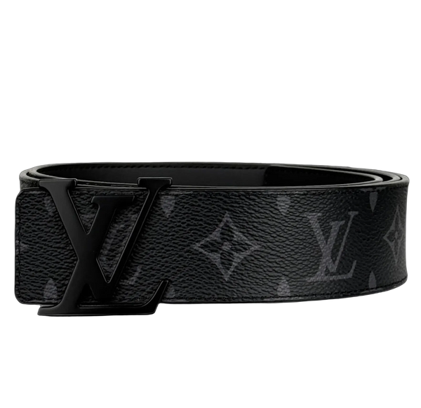 LV Black Matte Flower Belt